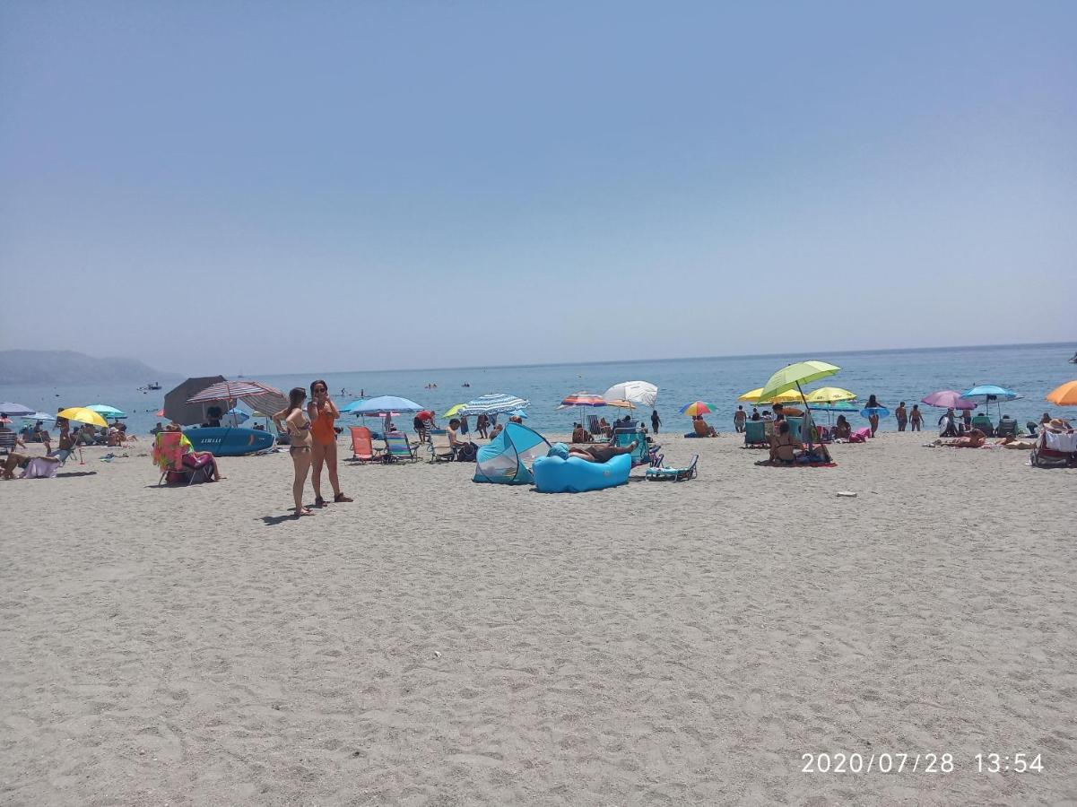 Ferienwohnung Nerja 1ª Linea De Playa De Burriana , Terraza Grande Al Mar Exterior foto