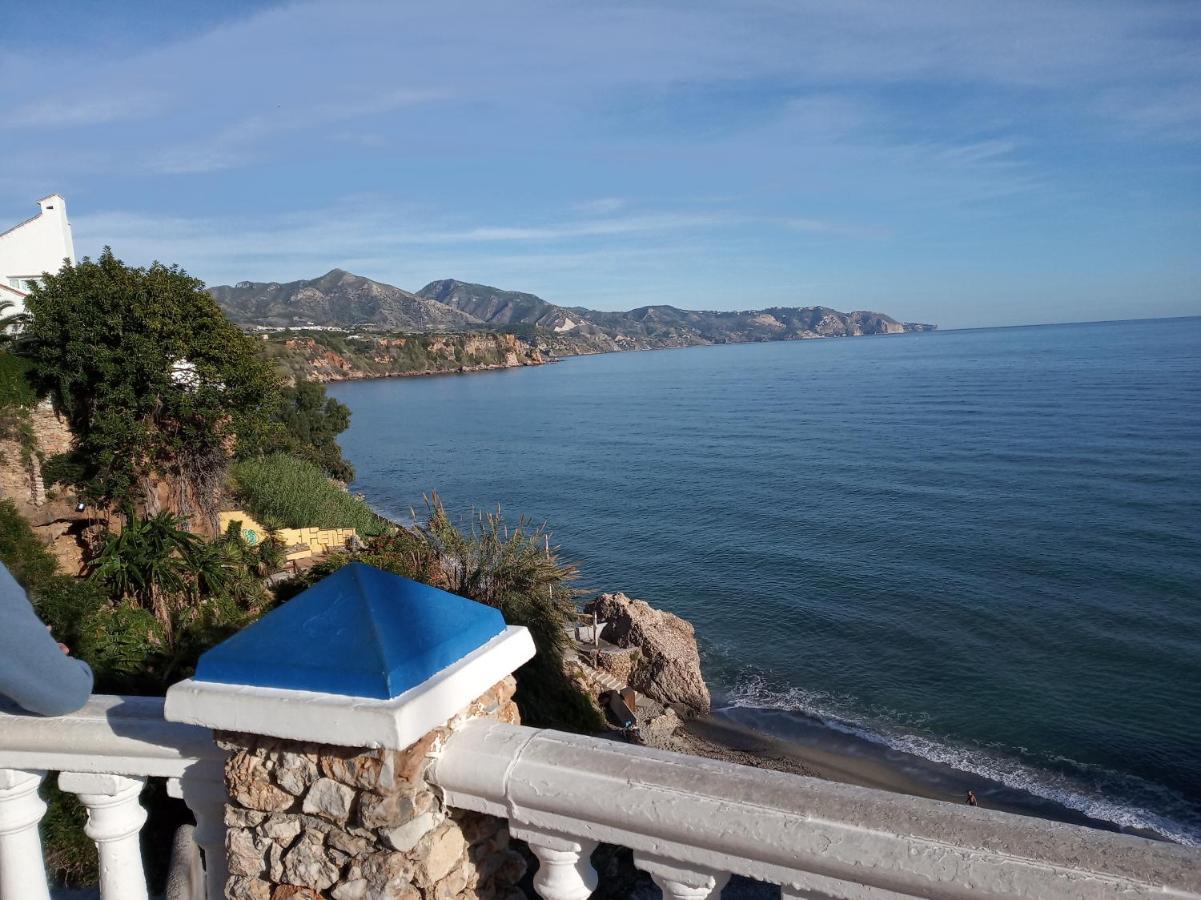 Ferienwohnung Nerja 1ª Linea De Playa De Burriana , Terraza Grande Al Mar Exterior foto